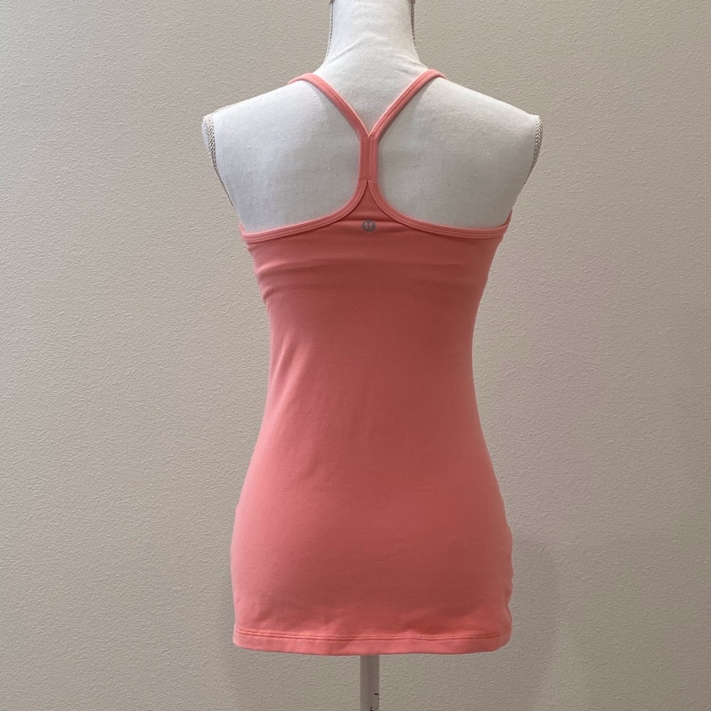 Lululemon 🍋 Power Y Tank Peach/pink